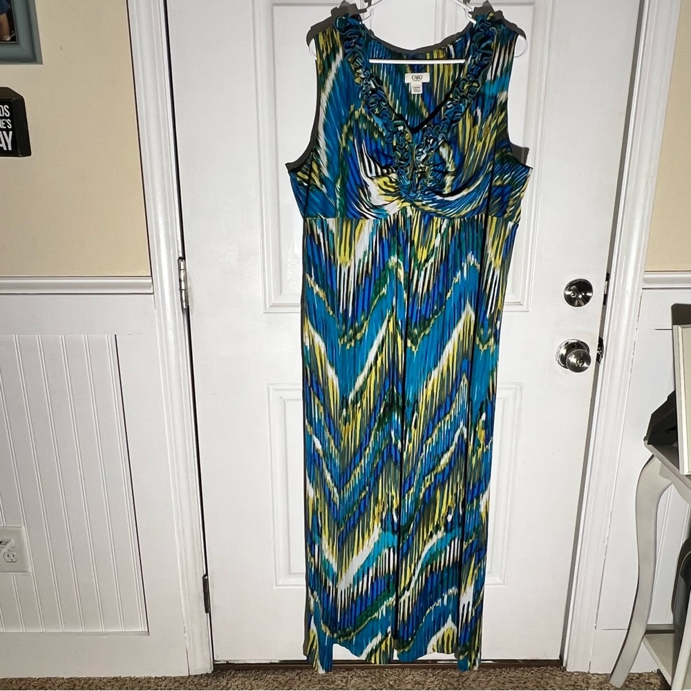 Cato 22/24 Plus Sleeveless Maxi Dress